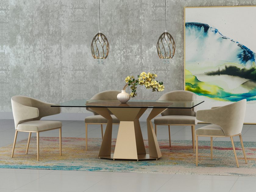 Elite Poly Rectangular Dining Table - Image 2