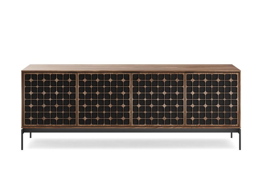 BDI Elements 8709 Console Base Constellation Natural Walnut