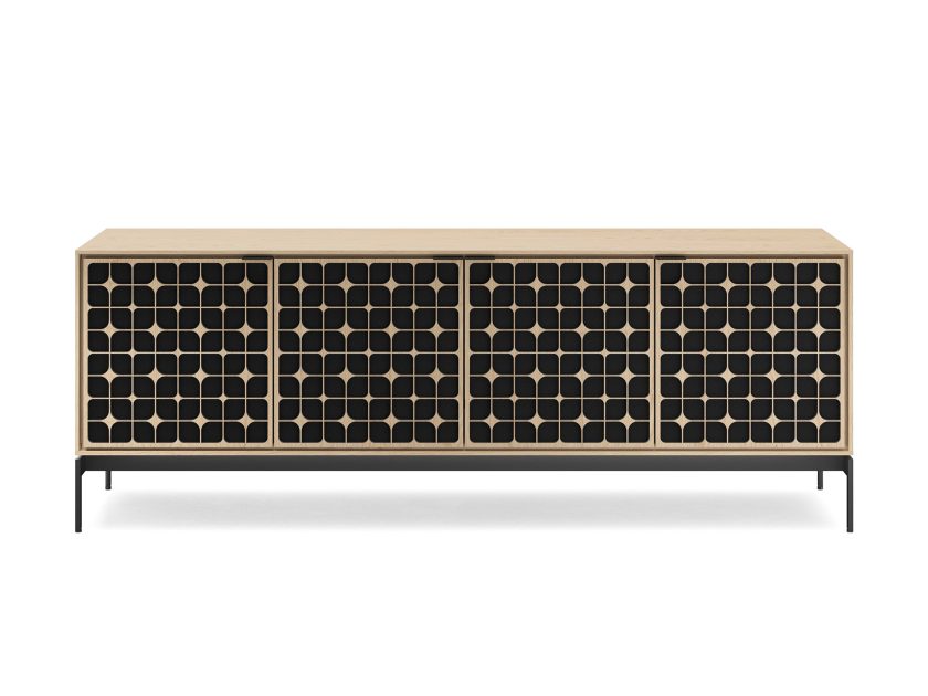 BDI Elements 8709 Console Base Constellation Washed Oak