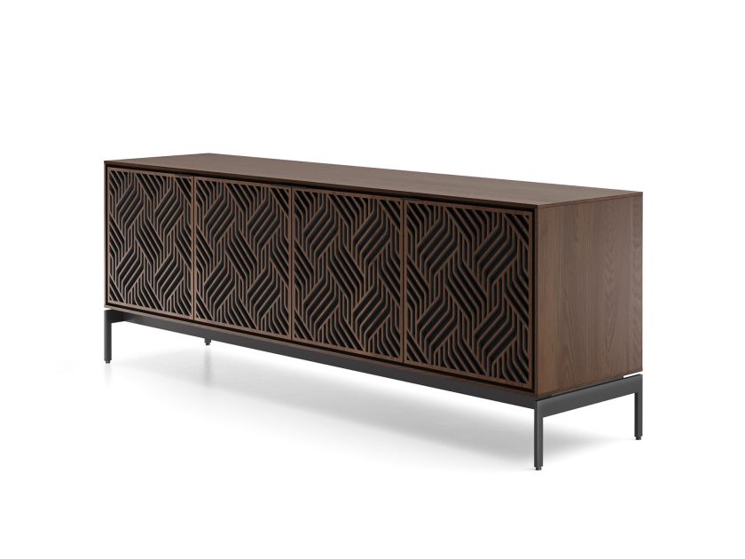 BDI Elements 8709 Console Base Weave Toasted Oak