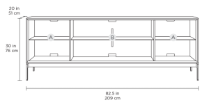 BDI 8709 Elements Dimensions