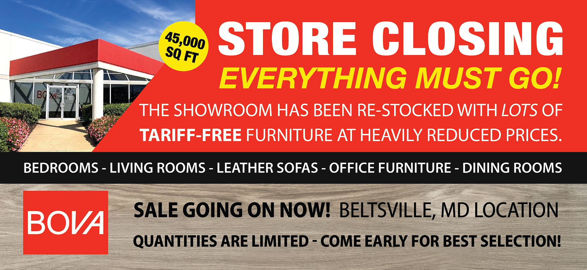 Beltsville Store Closing