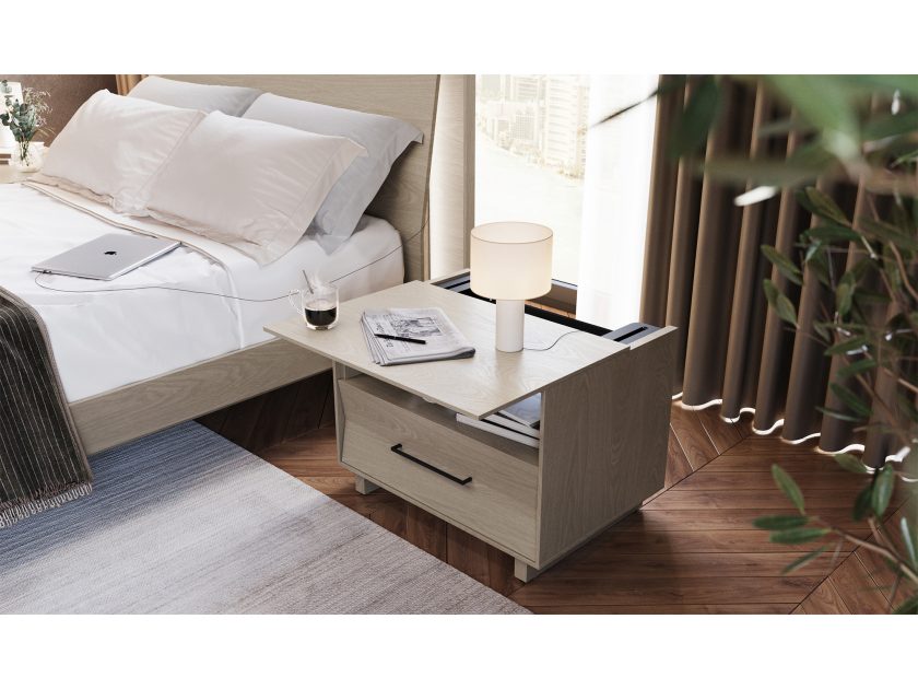 Kava 9682 Nightstand Washed Oak