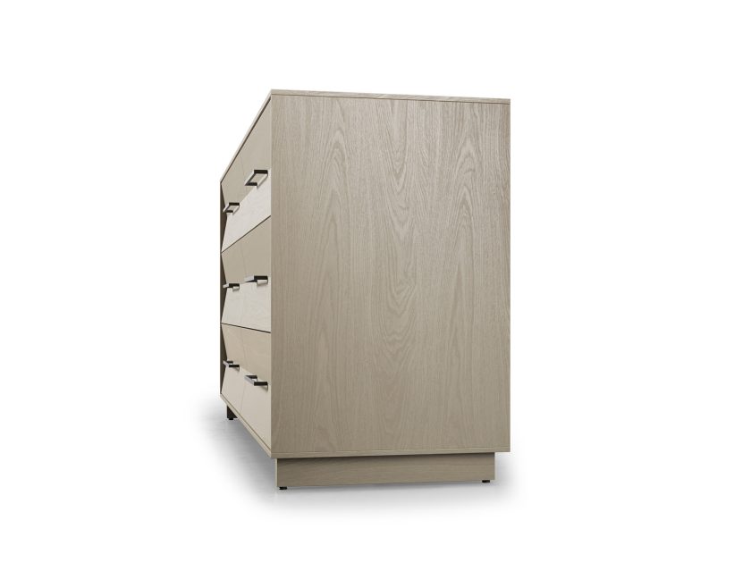 Kava 9686 6-Drawer Dresser Washed Oak