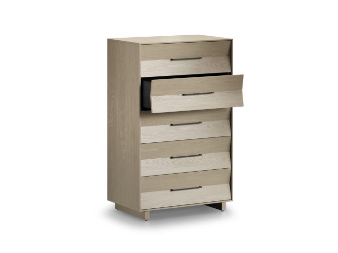 Kava 9685 5-Drawer Chest Washed Oak
