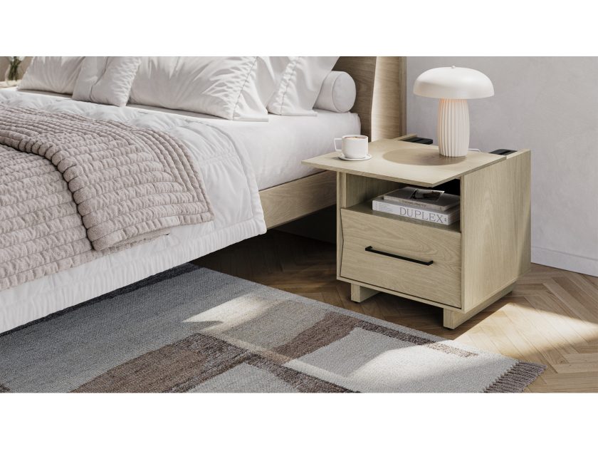Kava 9681 Nightstand Washed Oak