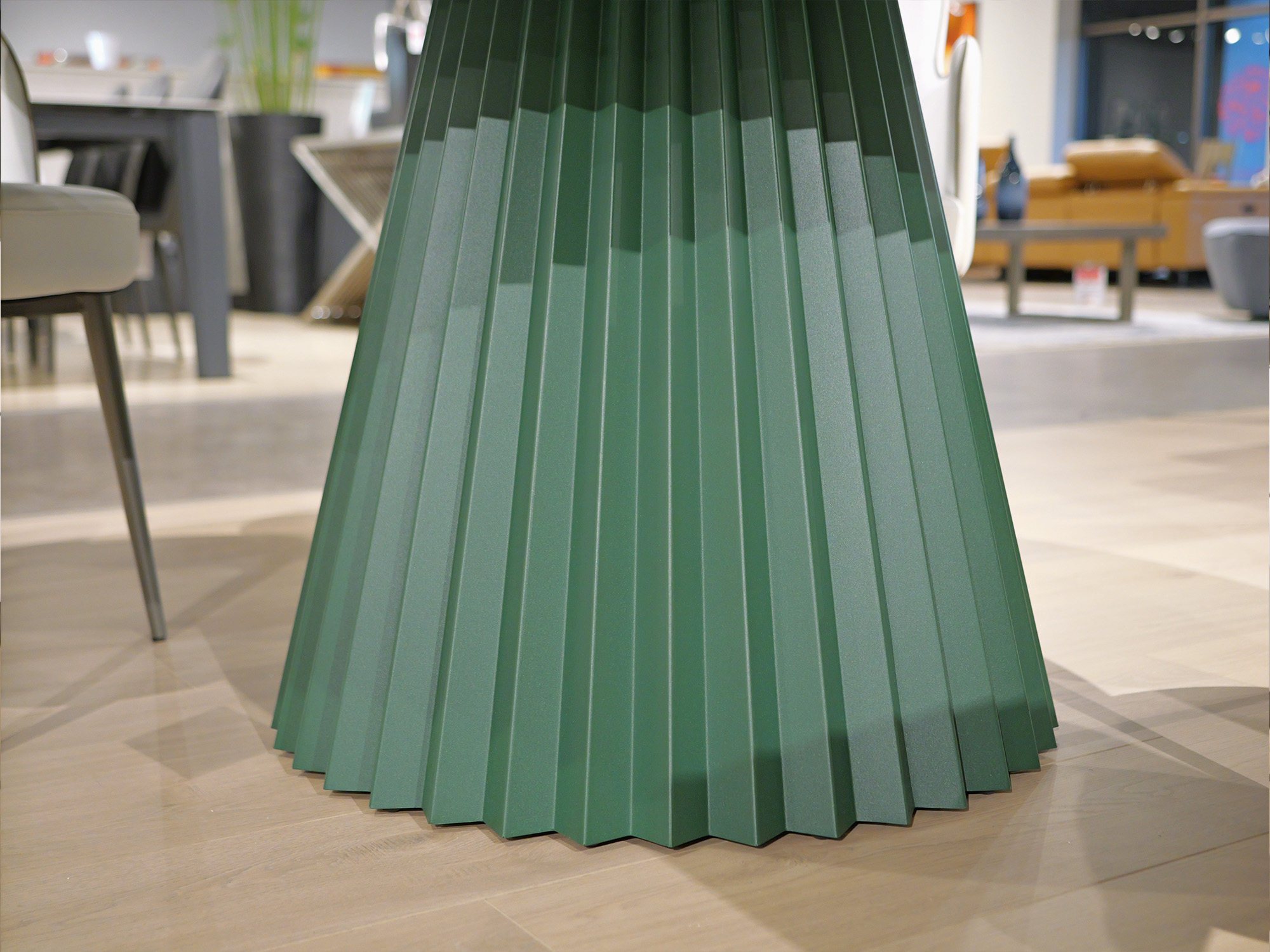 Midj plisse tisos green marble table 5