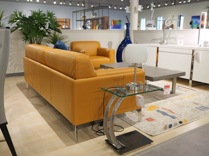 Alessia Sofa and Vania Chair High Point Model